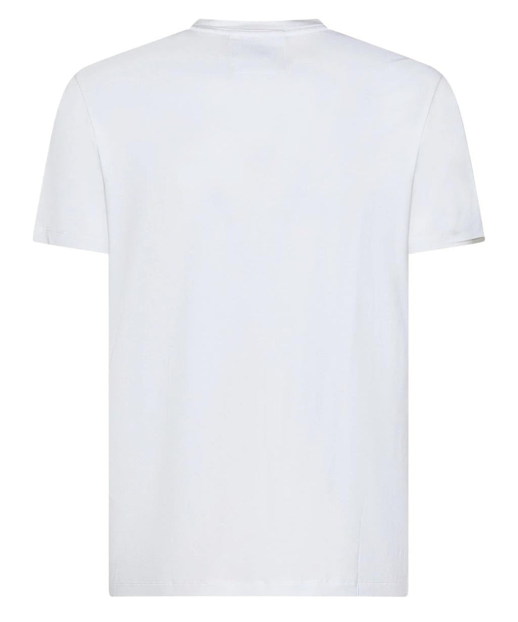 T-shirt in jersey stretch di viscosa con logo Aquila sul fondo.-T-shirt-Emporio Armani-Vittorio Citro Boutique