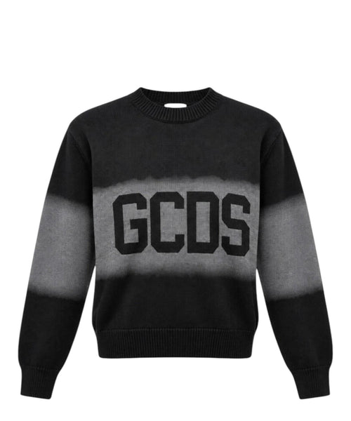 Pull GCDS à col rond avec maxi logo