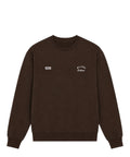 Sweat-shirt GCDS à col rond avec logo à bandes au dos