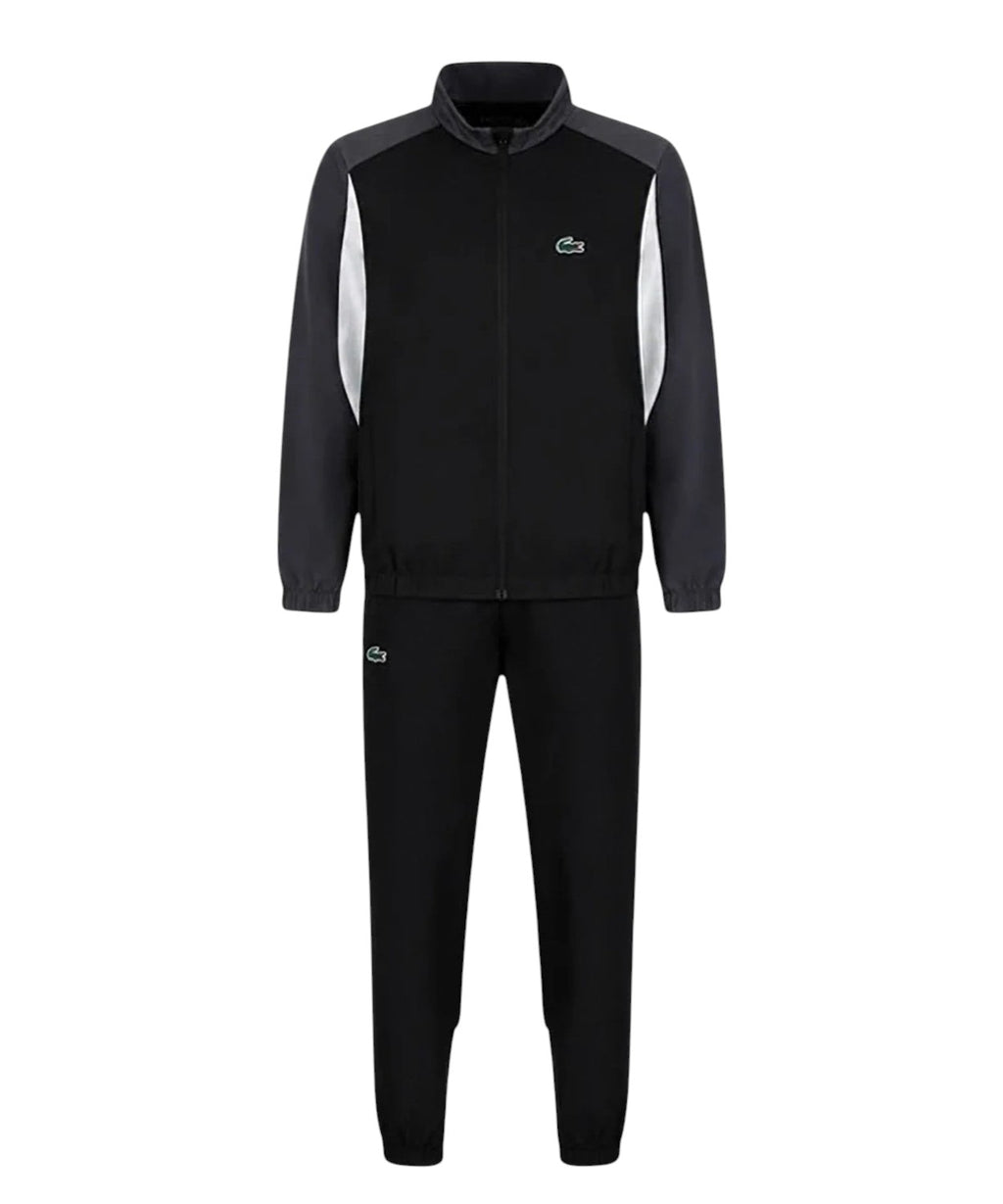 Ensemble enfant Lacoste avec veste entièrement zippée et empiècements contrastés
