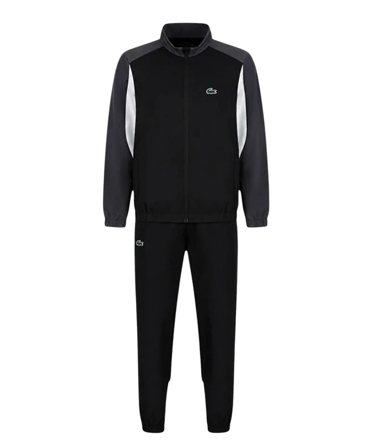 Ensemble enfant Lacoste avec veste entièrement zippée et empiècements contrastés