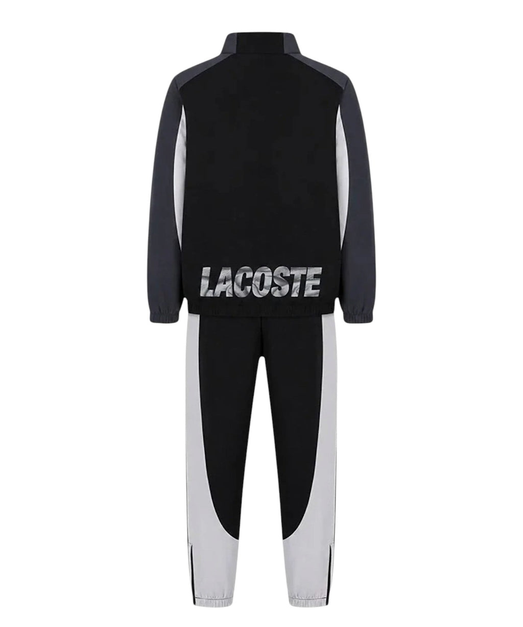 Ensemble enfant Lacoste avec veste entièrement zippée et empiècements contrastés