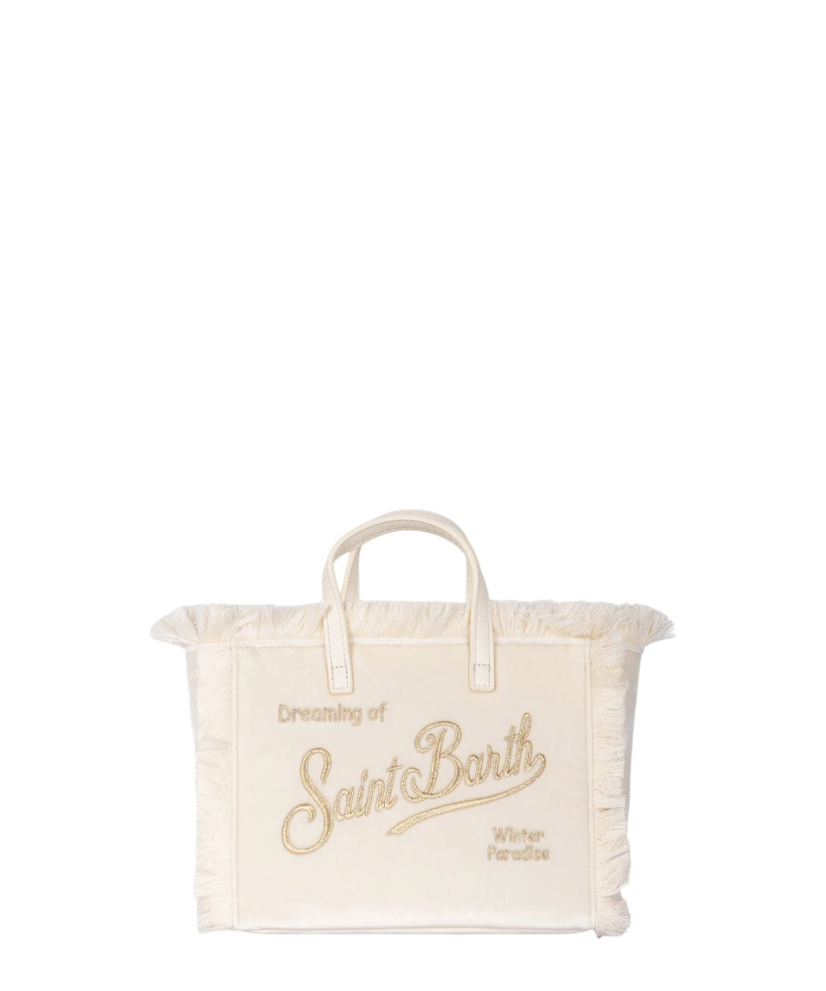 Mc2 Saint Barth Borsa Mini in Velluto con Tracolla