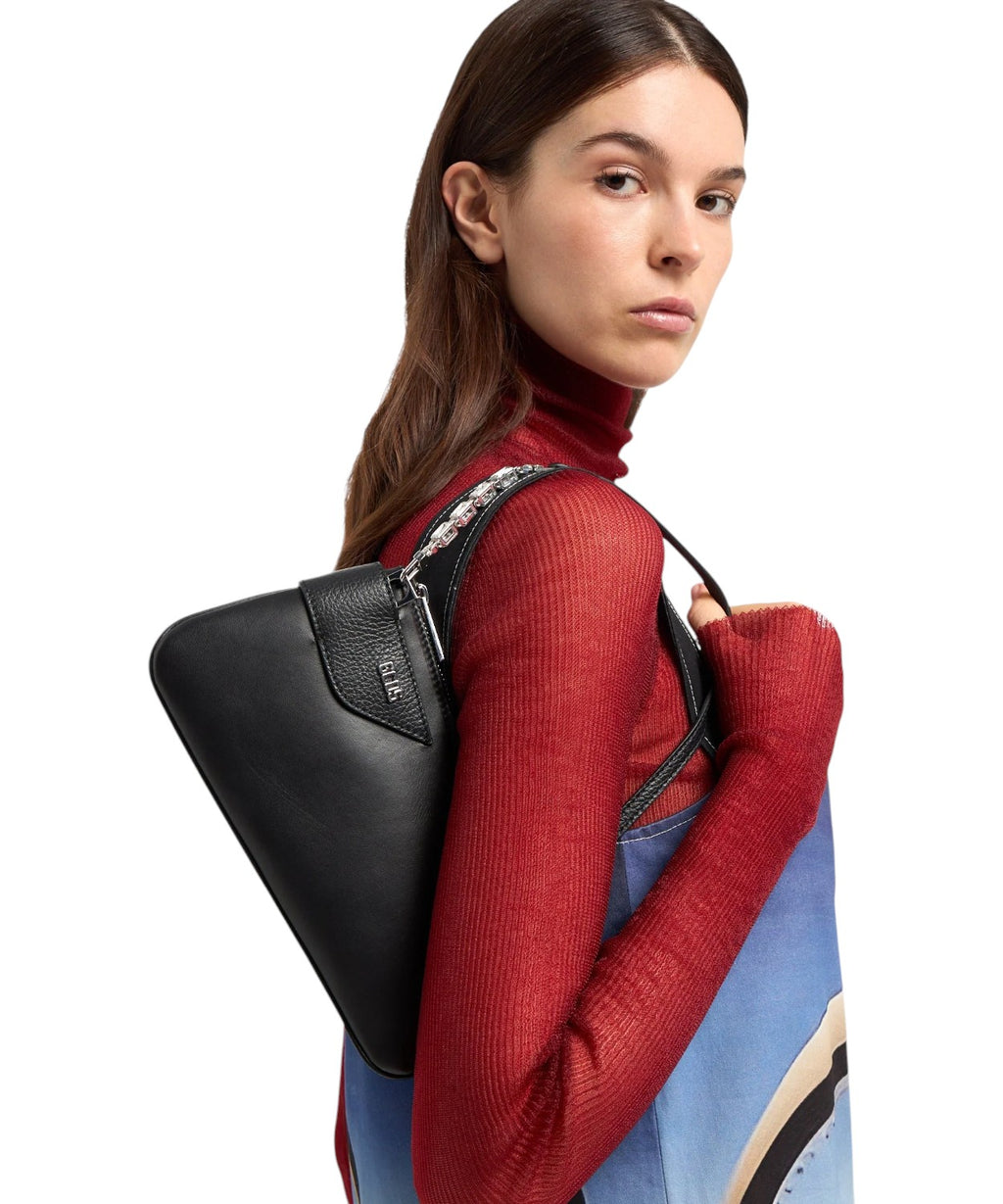 Sac GCDS Comma Notte Small en cuir Made in Italy