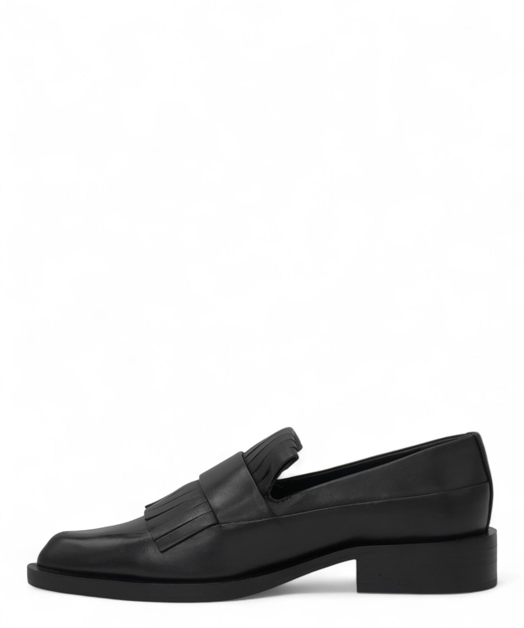 Mocassino a Punta in Pelle con Frange Tacco 3cm-JVAM-Mocassini-Vittorio Citro Boutique