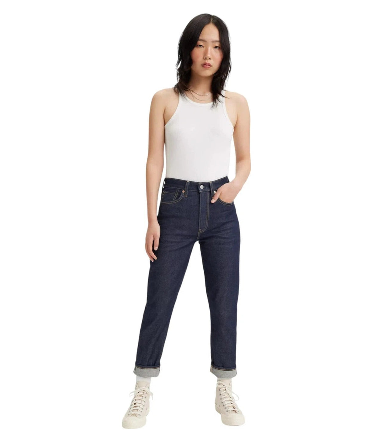 Jeans Levi's® Boyfriend a Vita Alta-LEVI'S-Jeans-Vittorio Citro Boutique