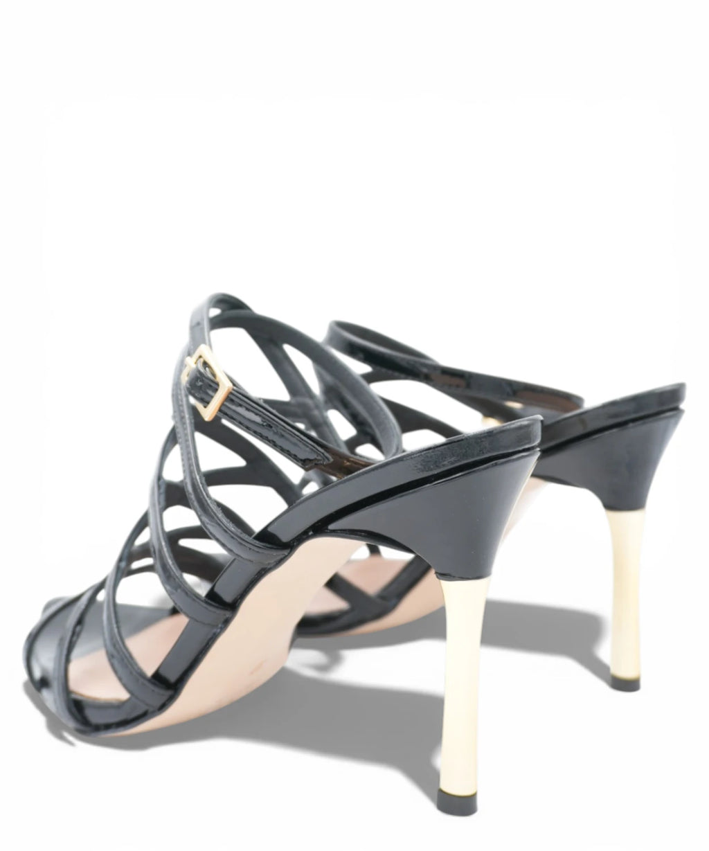 Sandales en vernis à talon 10 cm - Vittorio Citro