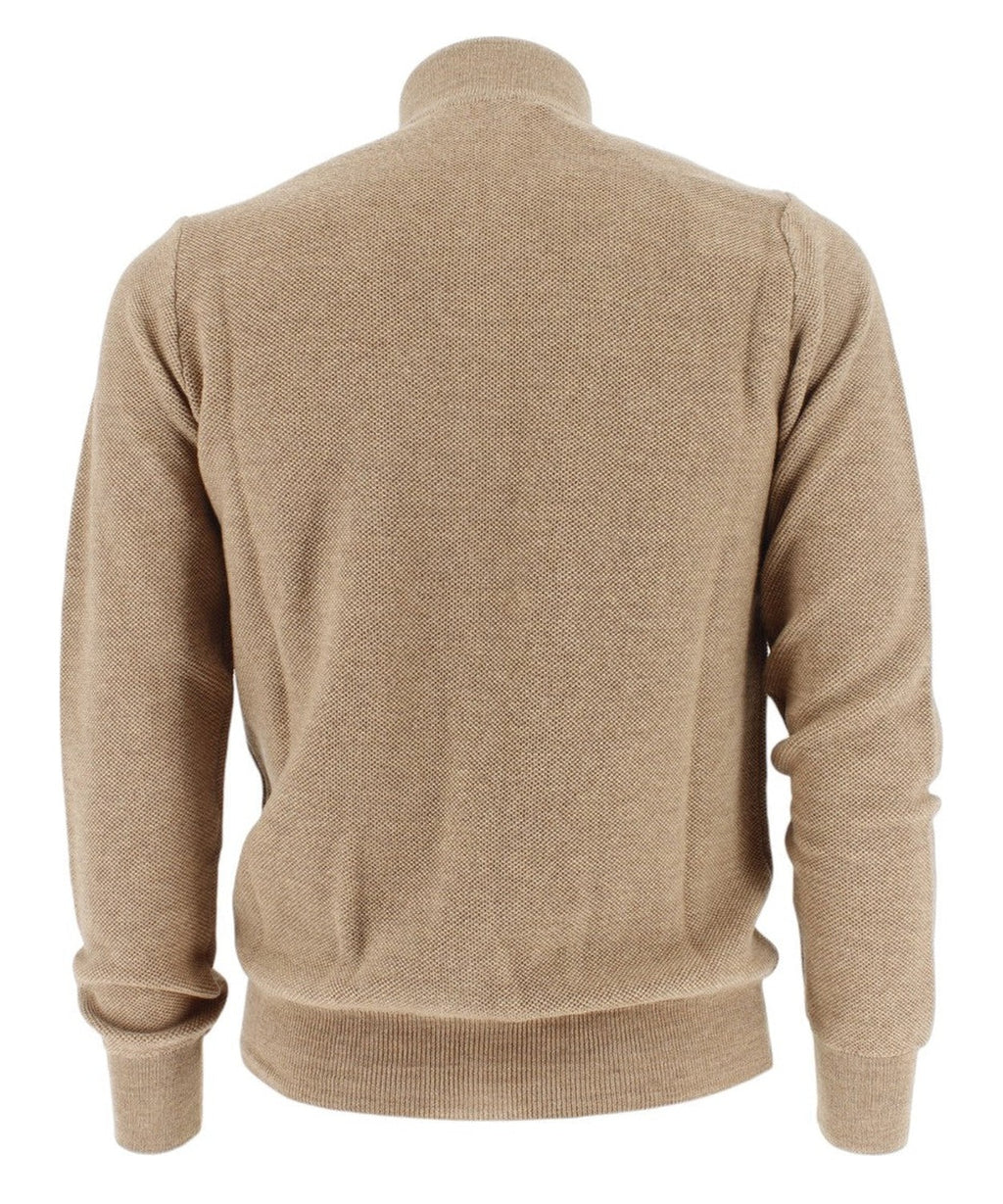 Giacca in Lana Extrafine con Zip-A-B-KOST-Maglieria-Vittorio Citro Boutique
