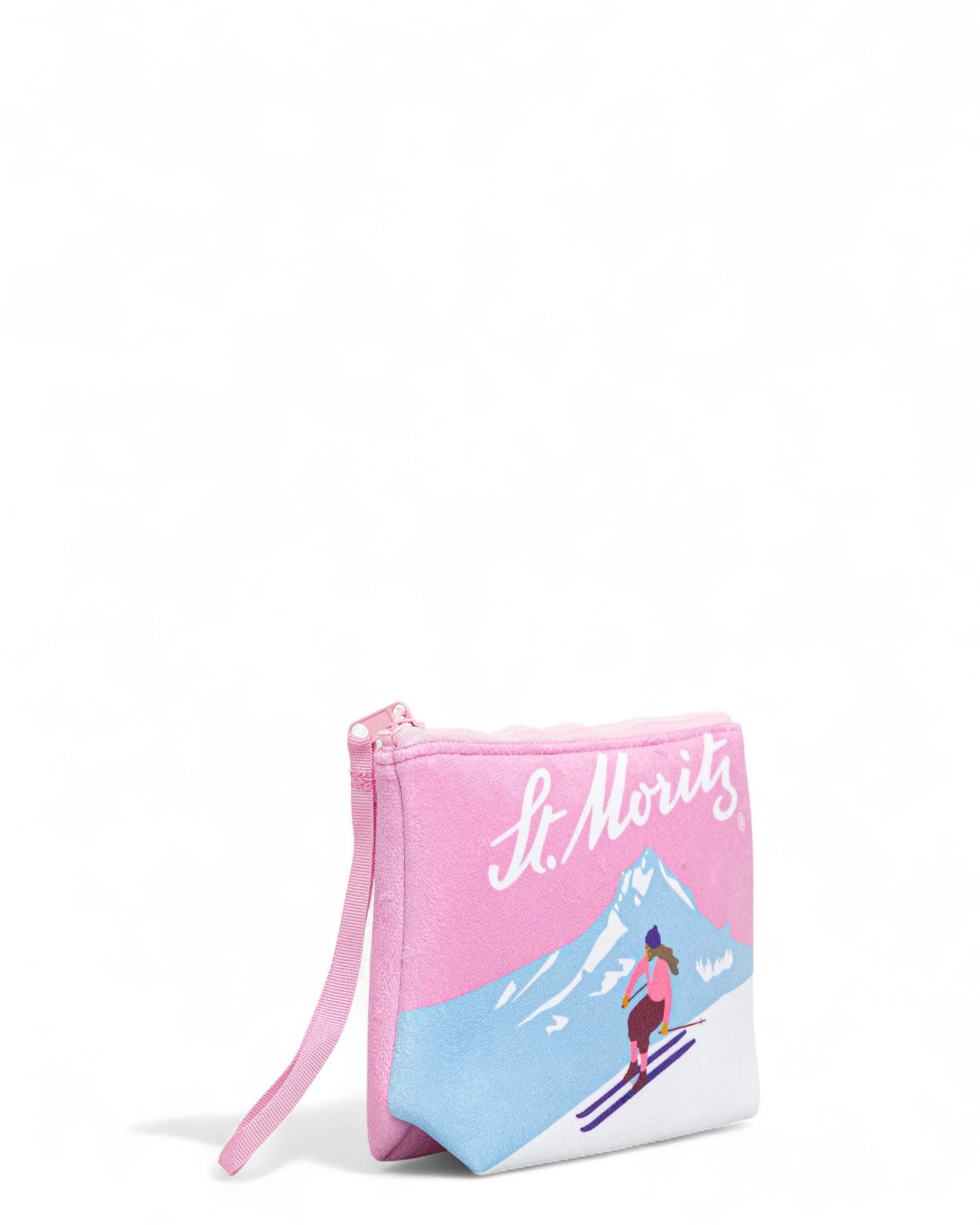 Pochette Aline con stampa logo e zip-Mc2 Saint Barth-Pochette-Vittorio Citro Boutique