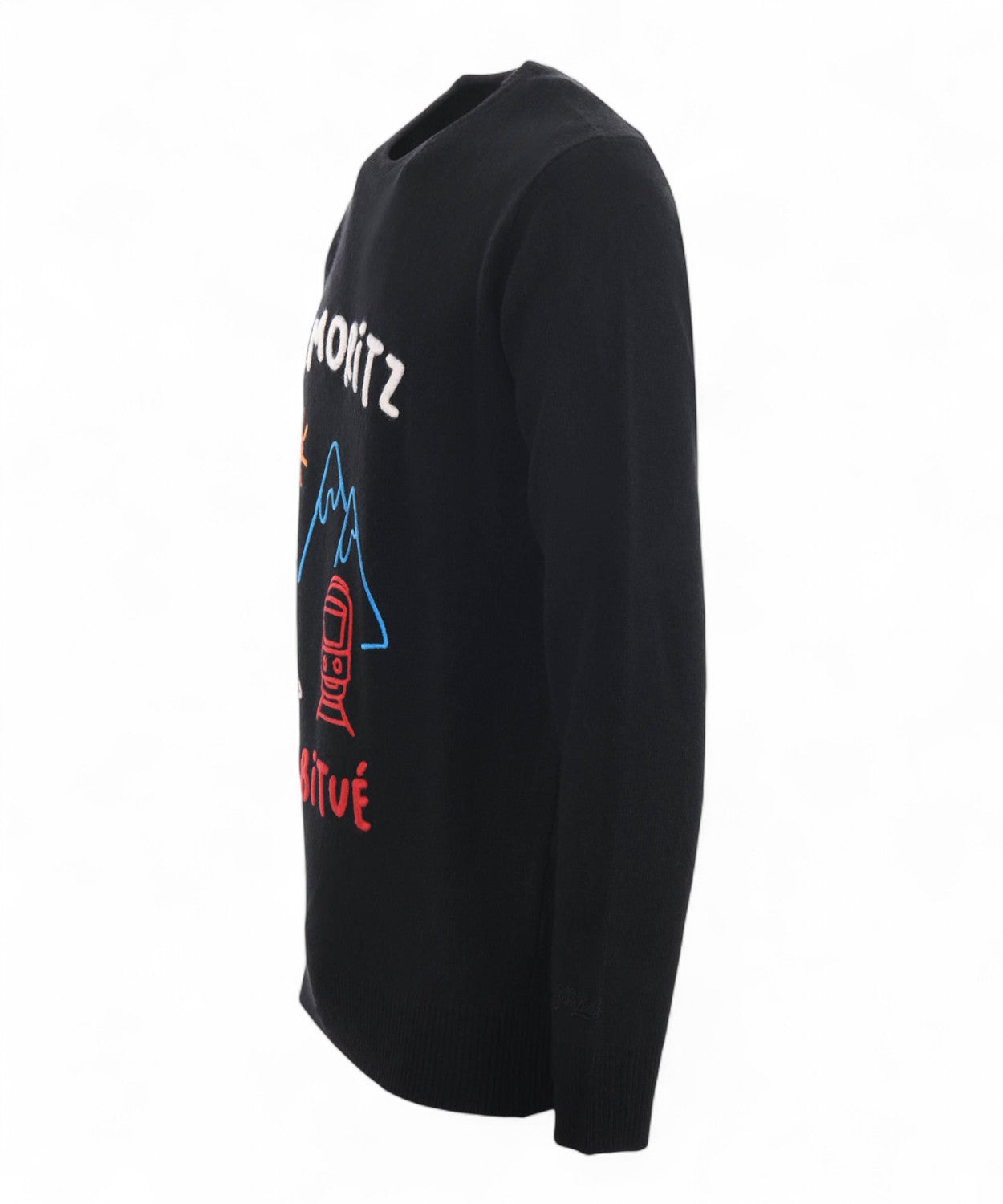 Maglione Heron in misto cashmere con ricamo St. Moritz-Mc2 Saint Barth-Maglieria-Vittorio Citro Boutique