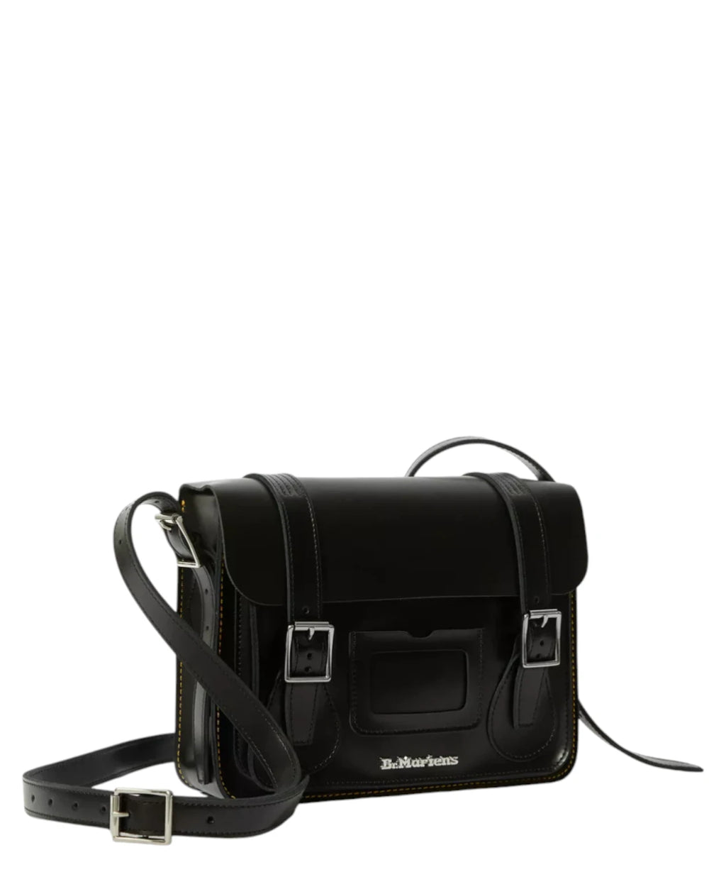 Sac bandoulière Dr. Martens Kiev 28 cm en cuir lisse