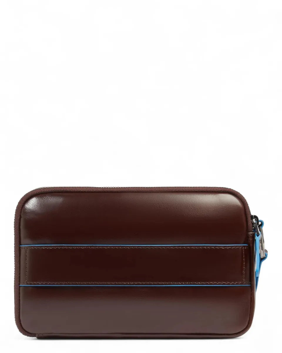 Pochette Blue Square in pelle con 3 scomparti-Piquadro-Pochette-Vittorio Citro Boutique