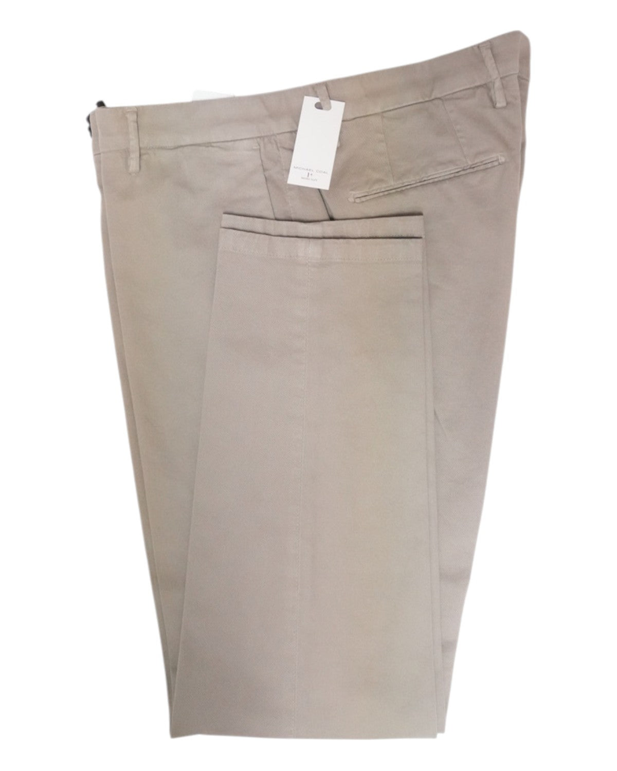 Pantalone Capri in Cotone Stretch - Colore Argilla-Michael Coal-Pantaloni-Vittorio Citro Boutique