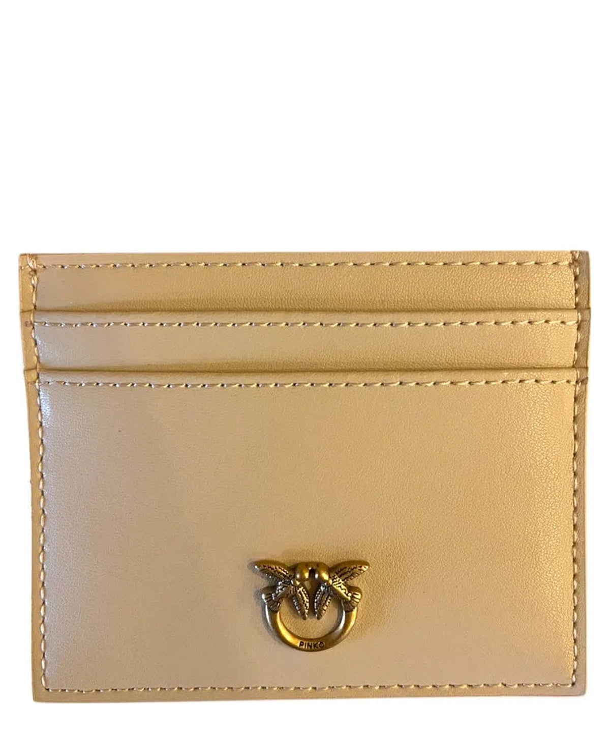 Pinko Love Birds Leather Card Holder-Portadocumenti-Pinko-Vittorio Citro Boutique