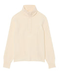 Lacoste Pull femme à col roulé en laine cardée