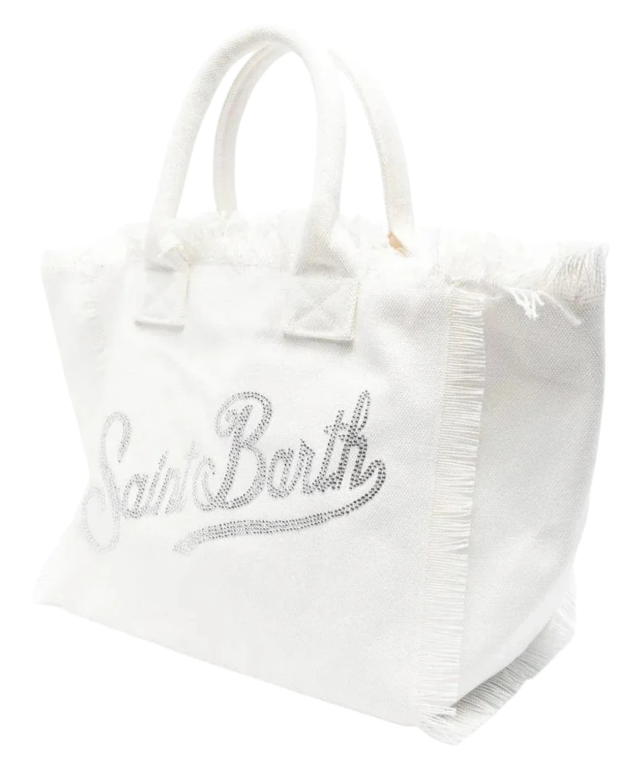 MC2 Saint Barth Vanity en toile avec logo strass