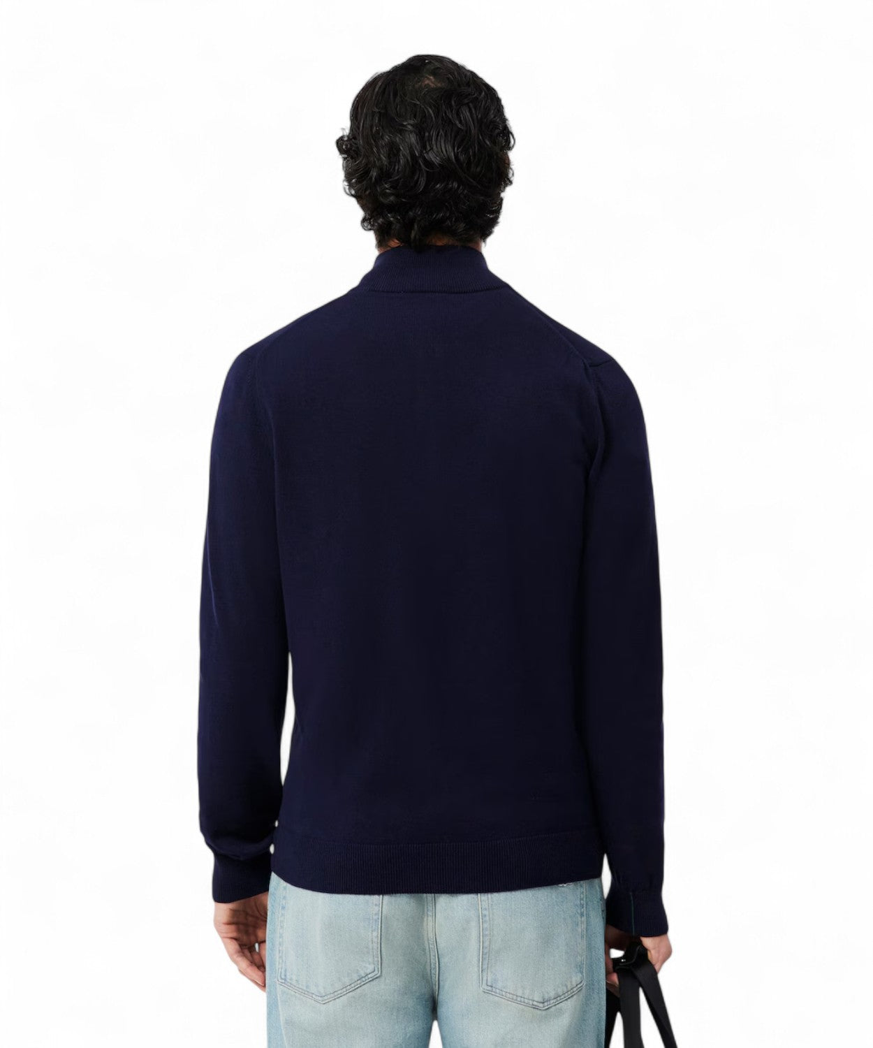 Lacoste Pullover in Cotone a Collo Alto con Zip-LACOSTE-Maglieria-Vittorio Citro Boutique