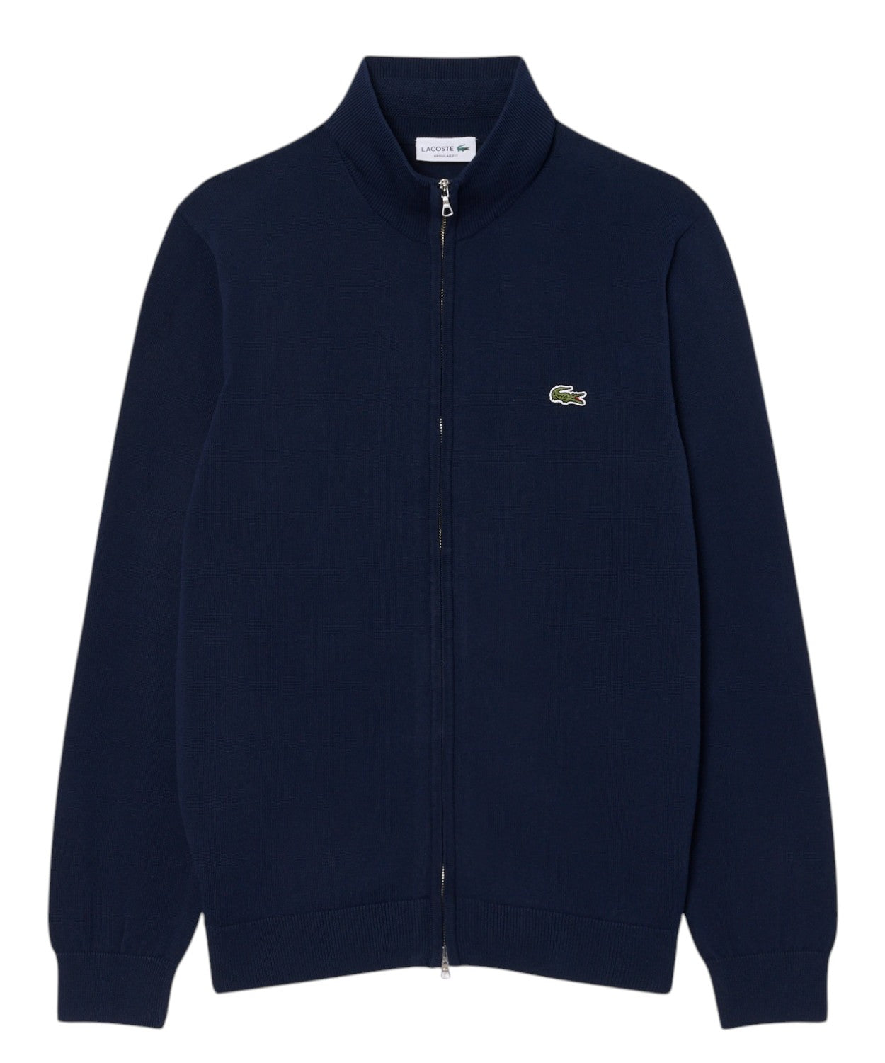 Pullover Lacoste in Cotone Organico e Collo Alto