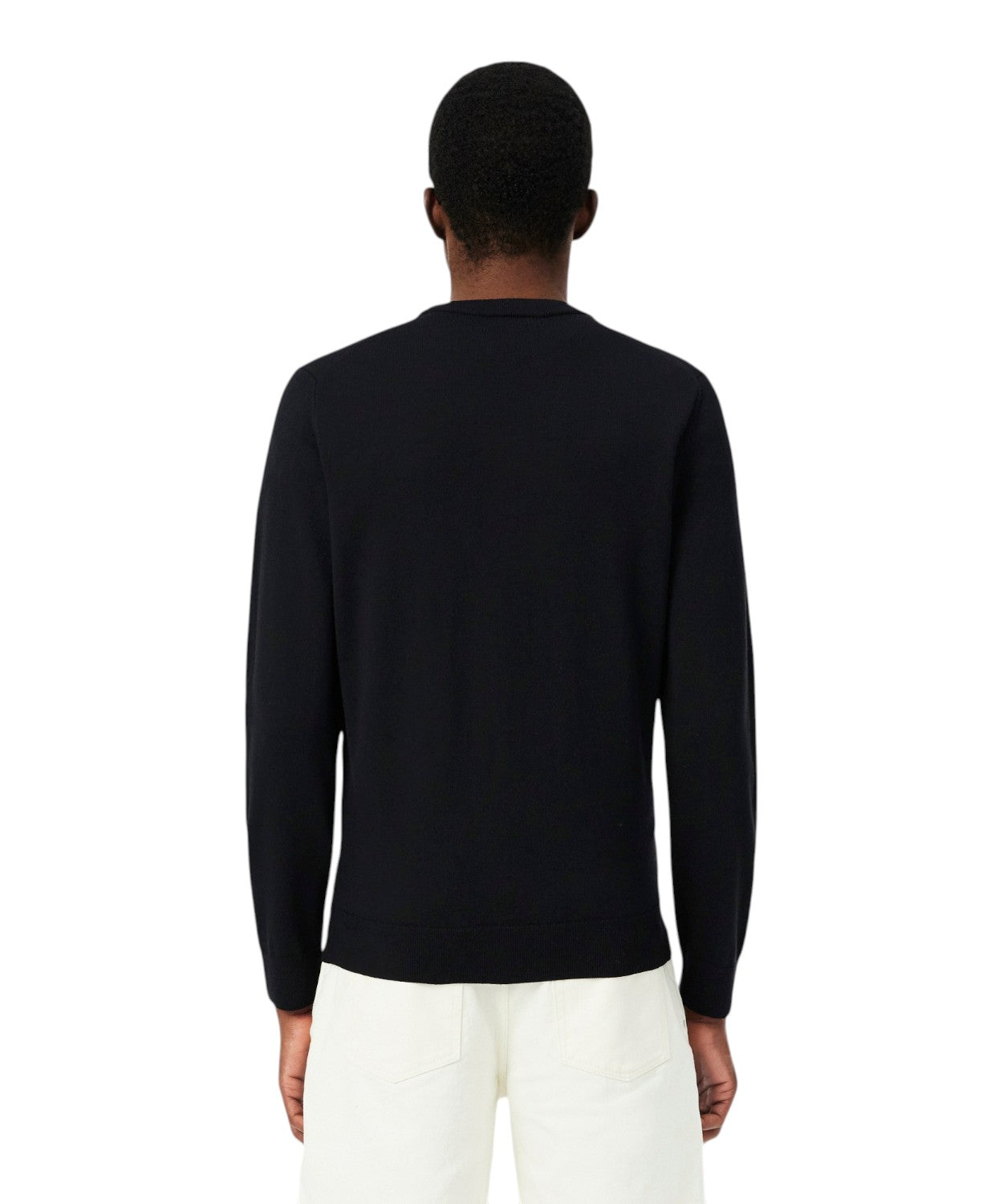 Maglione Lacoste Girocollo in Lana Merino per Uomo