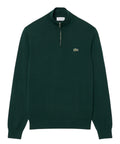 Pullover Lacoste Uomo Cotone Collo Alto con Zip