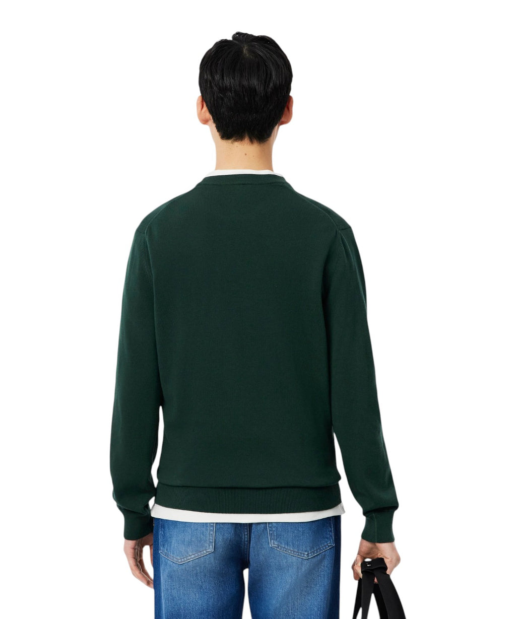 Pullover Lacoste Uomo in Cotone Organico Girocollo