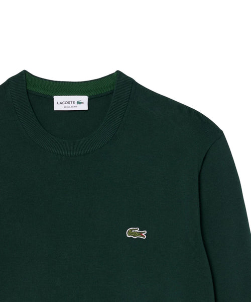 Pullover Lacoste Uomo in Cotone Organico Girocollo