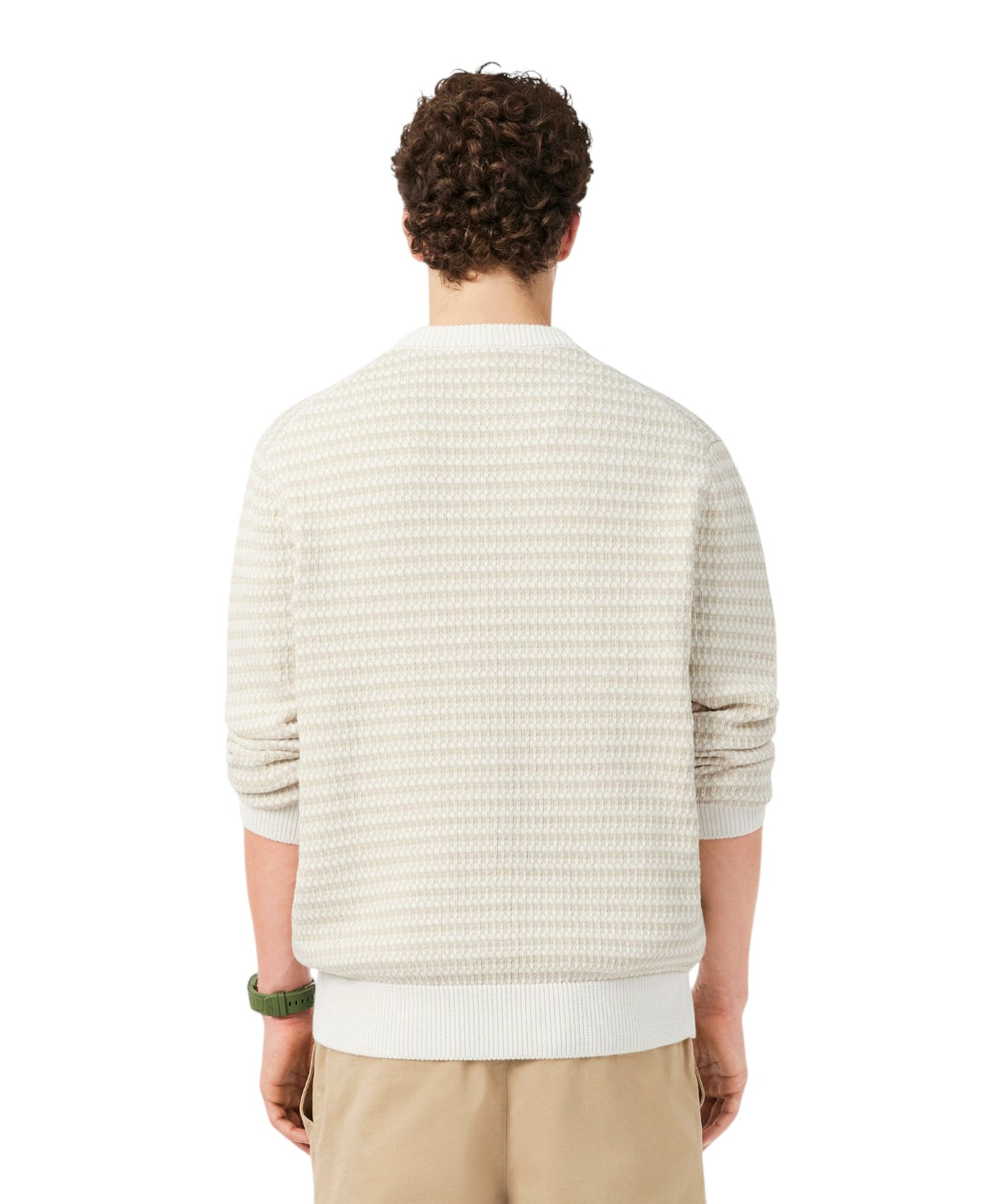Maglione Lacoste Jacquard in Cotone