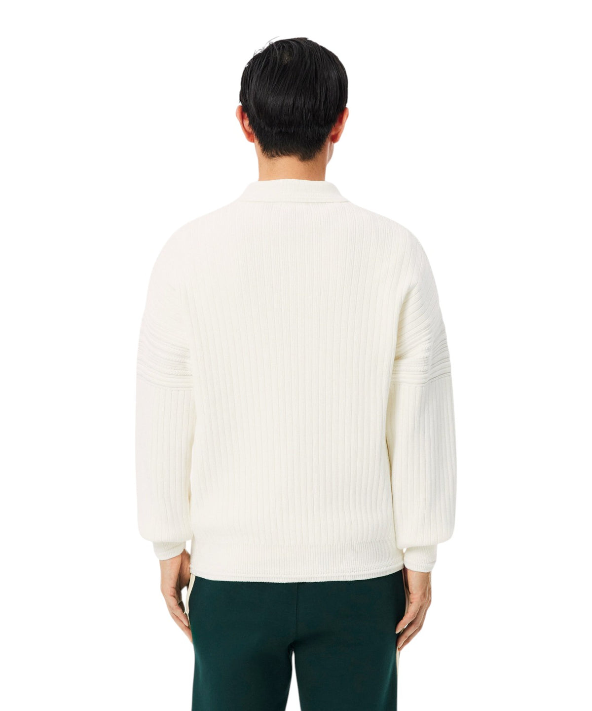 Pull homme en coton biologique Lacoste coupe décontractée