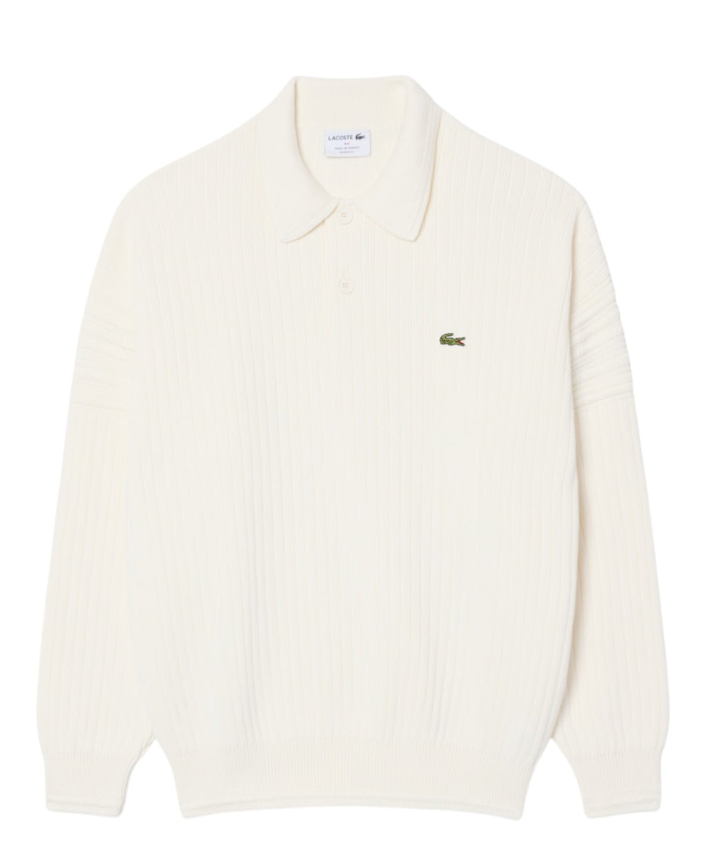 Pull homme en coton biologique Lacoste coupe décontractée
