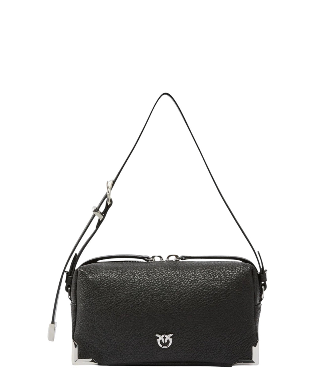 Borsa Pinko Bauletto Trittico Mini Pelle con Logo