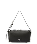 Borsa Pinko Bauletto Trittico Mini Pelle con Logo