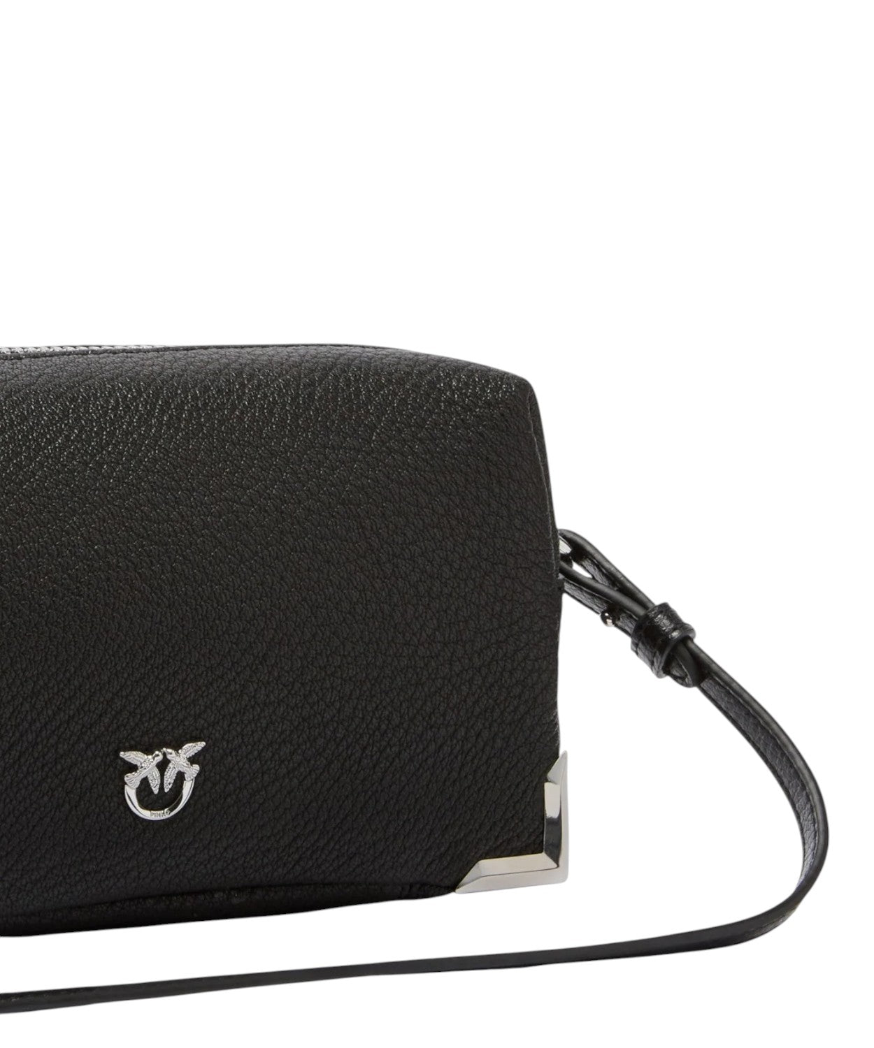 Borsa Pinko Bauletto Trittico Mini Pelle con Logo