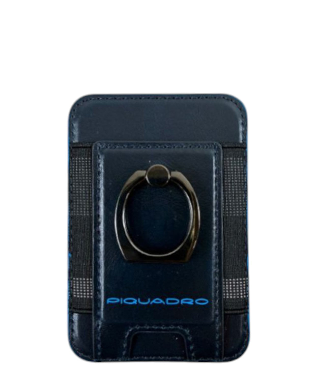 Portacarte MagSafe Piquadro in Pelle con Anello