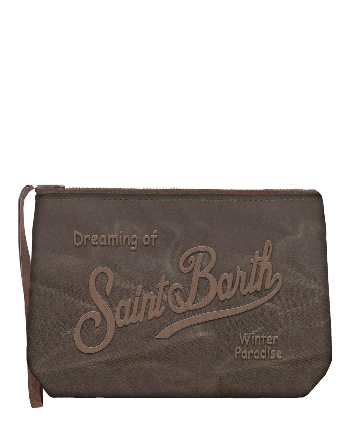 Pochettes Aline en coton ciré avec logo