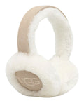 Cache-oreilles femme UGG en peau lainée avec logo brodé