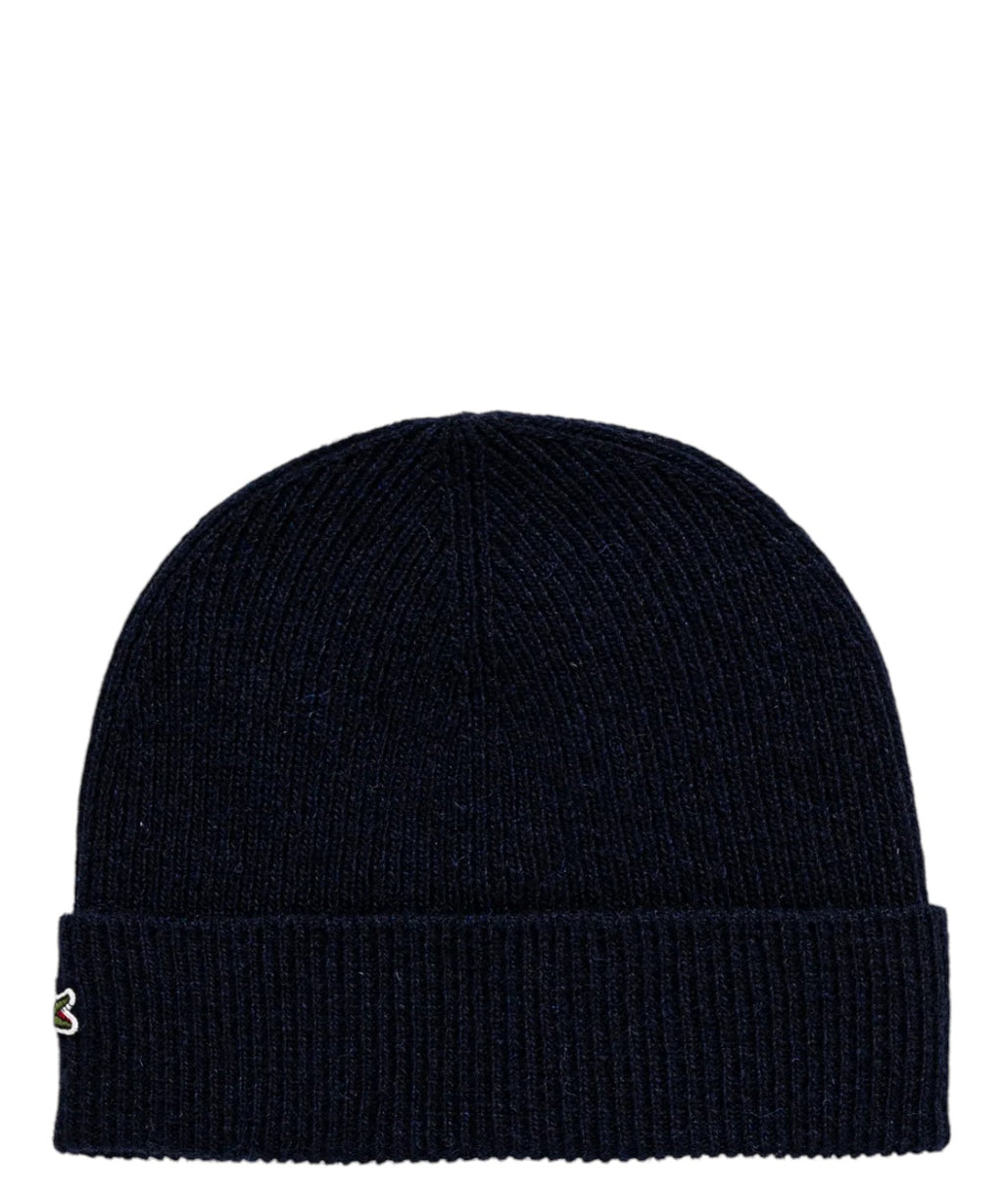 Ensemble bonnet et écharpe Lacoste en laine unie