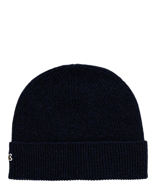 Ensemble bonnet et écharpe Lacoste en laine unie
