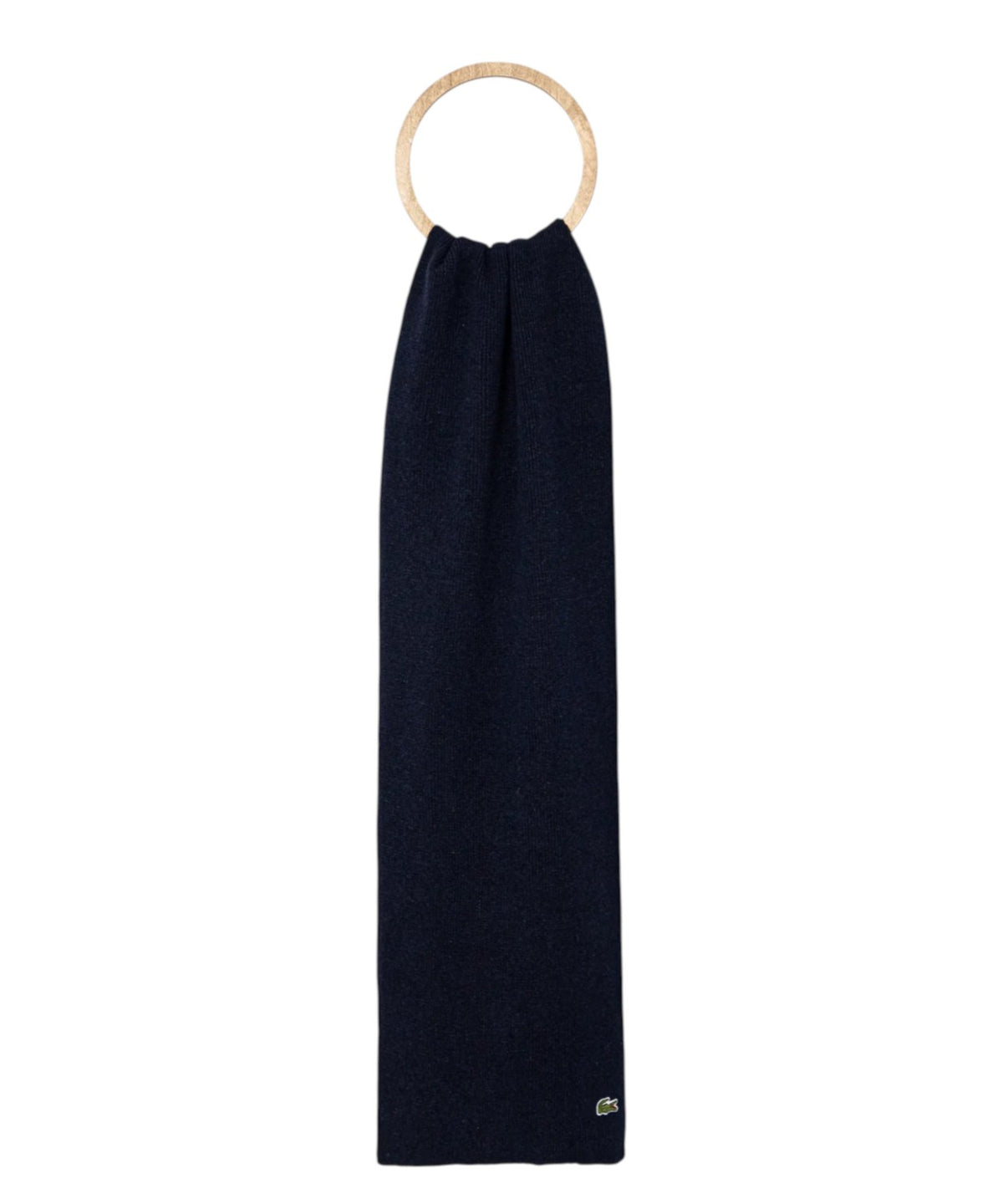 Ensemble bonnet et écharpe Lacoste en laine unie