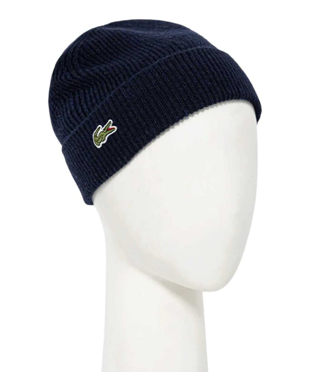 Ensemble bonnet et écharpe Lacoste en laine unie