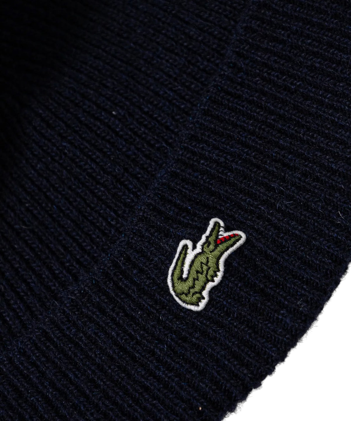 Ensemble bonnet et écharpe Lacoste en laine unie