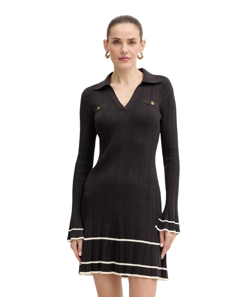 Robe en Maille Extensible Évasée Twinset