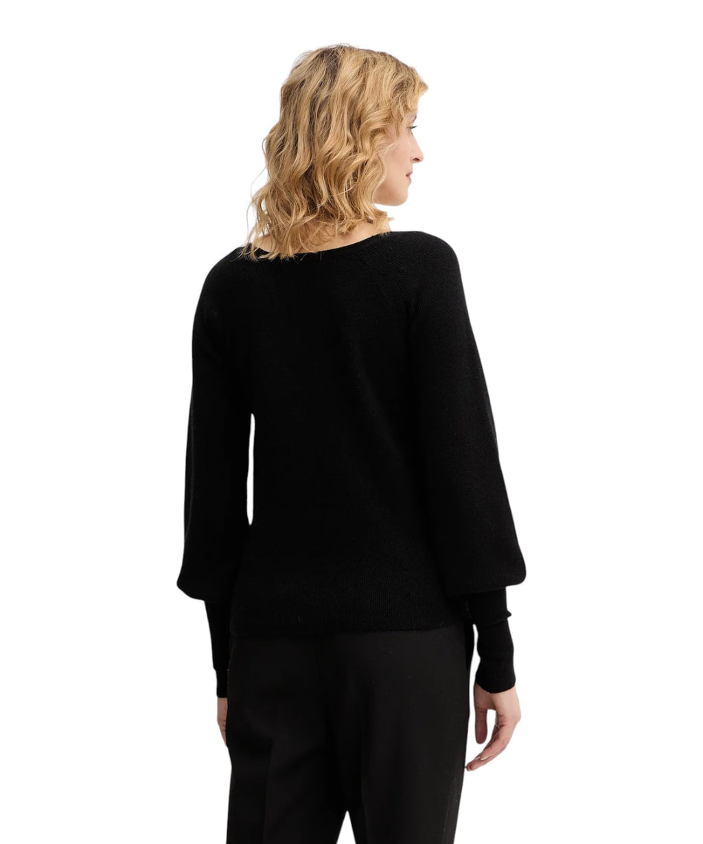 Pull Côtelé Twinset avec Détail en Dentelle