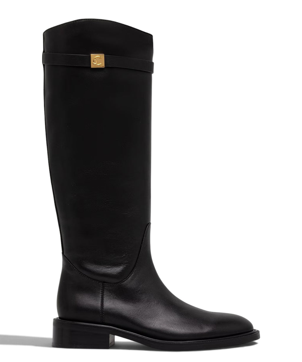 Bottes pour femme Coccinelle en cuir avec fermeture éclair