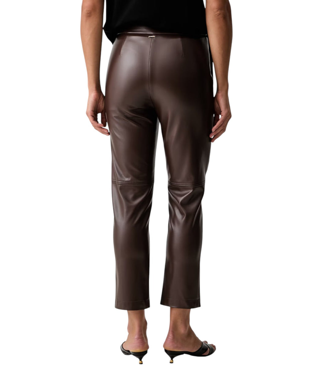 Pantalons femme Twinset en similicuir taille haute