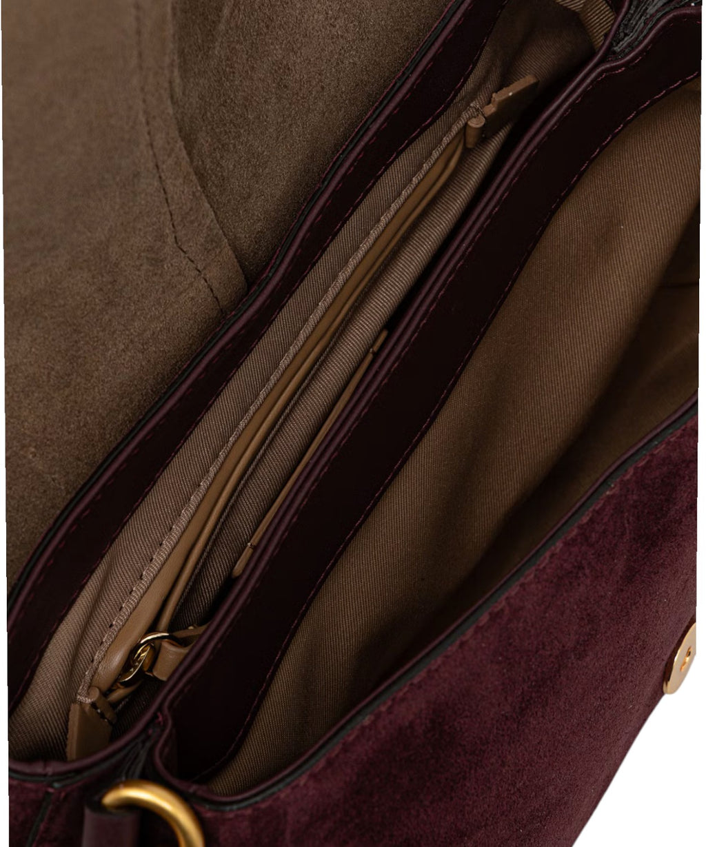 Borsa a tracolla Gianni Chiarini Helena Round in Camoscio