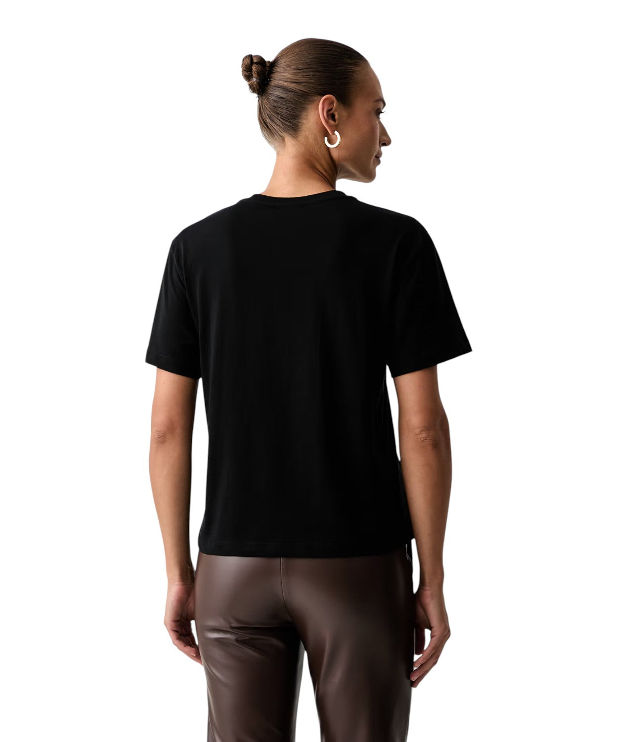 T-shirt donna cotone stampa animale Twinset