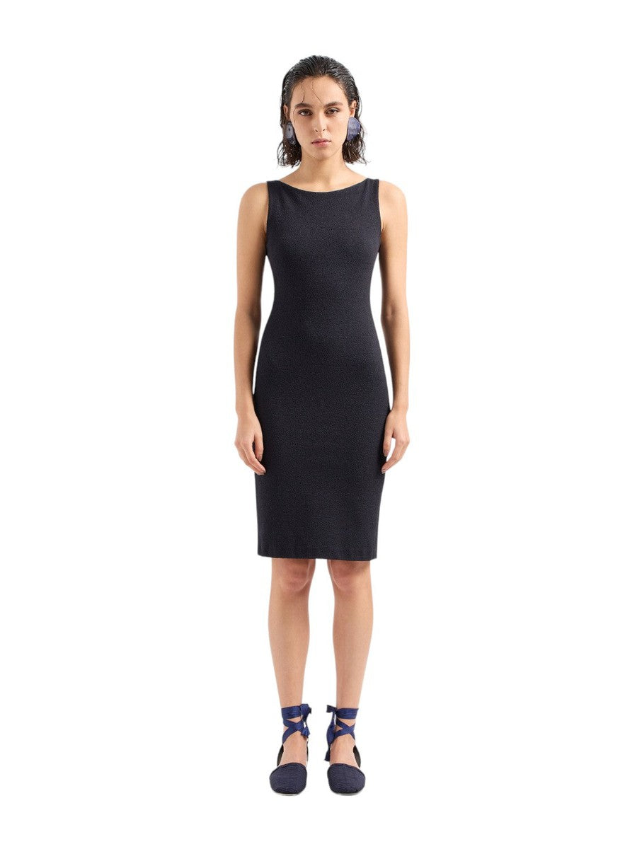 Abito a tubino in jersey jacquard-Emporio Armani-Abiti-Vittorio Citro Boutique