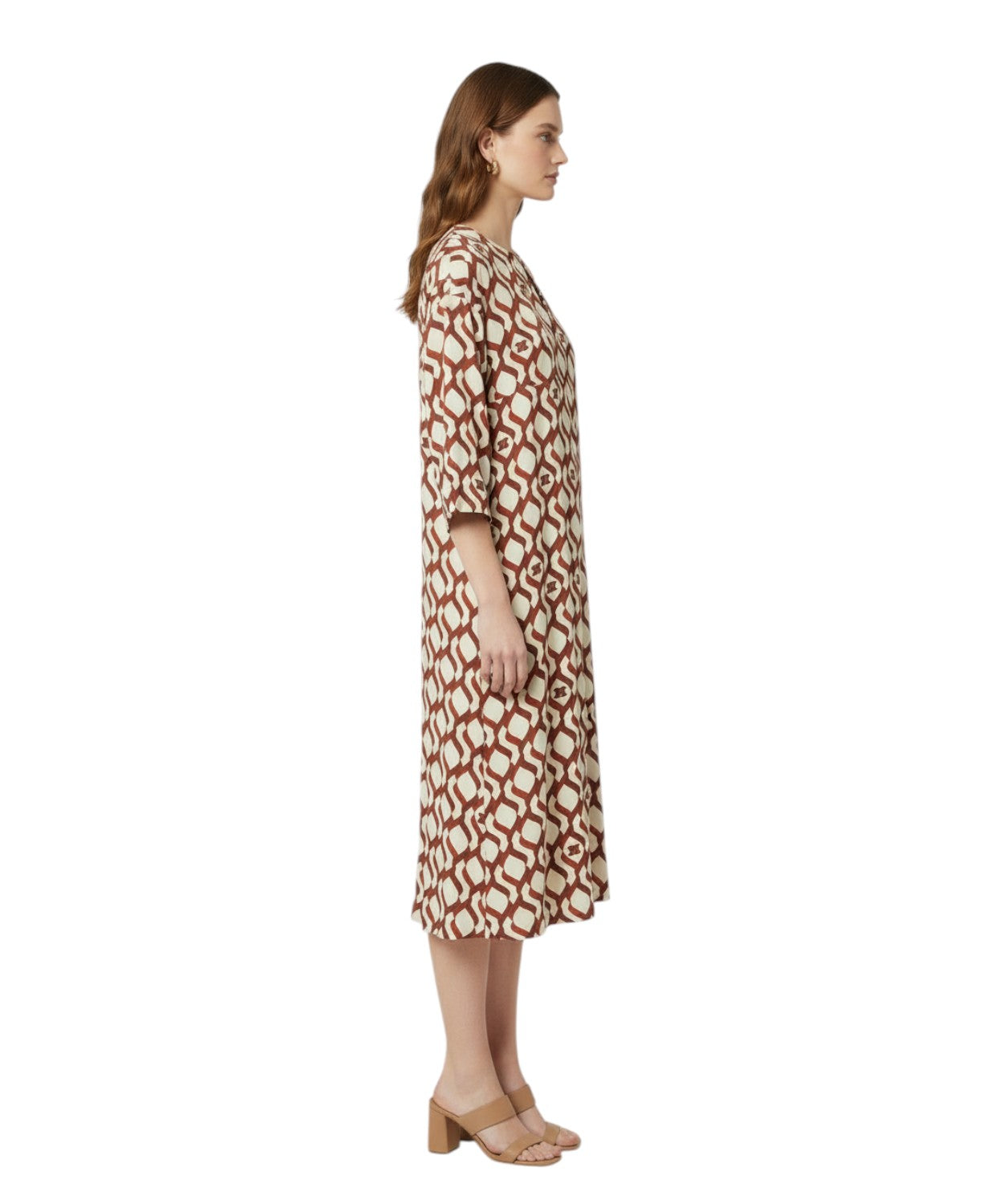 Robe Max Mara Beachwear pour l'été avec motif jacquard