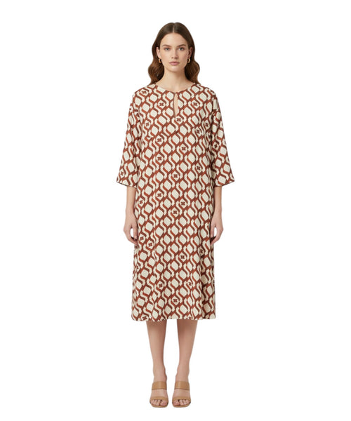 Robe Max Mara Beachwear pour l'été avec motif jacquard