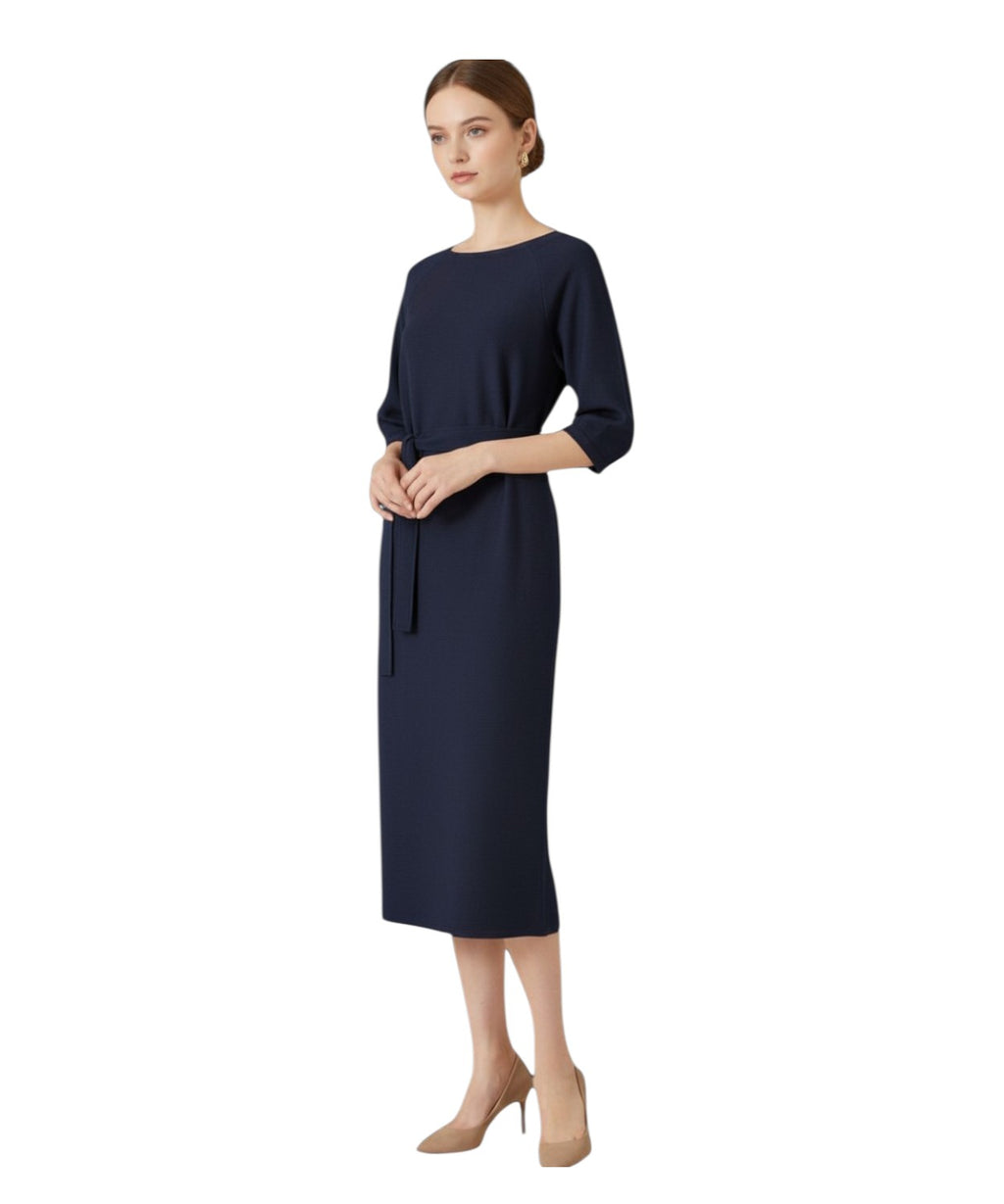 Robe longue femme Max Mara en jersey avec ceinture
